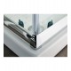 Καμπίνα τετράγωνη NEW TEMA Frosted Fabric 90×90 εκ.